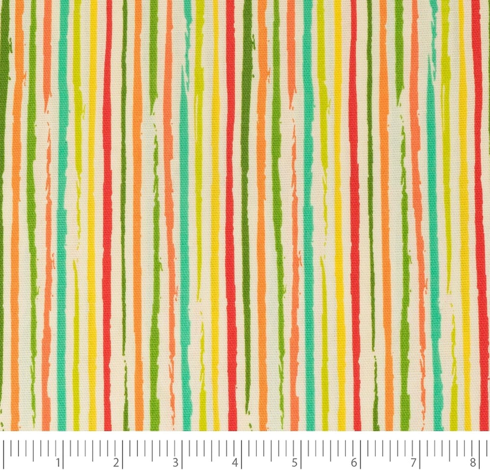 Durable 100% Cotton Duck Fabric, 45″ Wide, DIY Craft & Home Décor – Mini Stripe