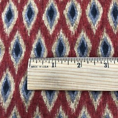 Waverly Inspirations Screen Print Fabric Geometric Diamond Red 5. 75 Yd x 55″ W