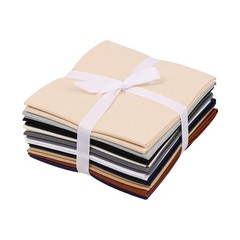 10 PCS 18×21 in Neutral Fat Quarters Cotton Quilting Fabric Bundles Sewing