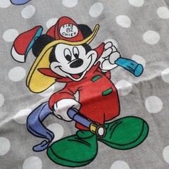 Rare Disney Vintage Duvet Cover Single Side