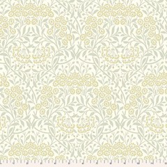 Free Spirit – Original Morris & Co – Michaelmas Daisy – Ivory, Fabric BTY