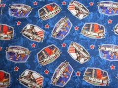 SATURDAY EVENING POST PATRIOTIC TOSS FABRIC By the YARD