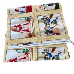 Michael Miller Fabric Lot Vintage Quilts Apron 50s Kitchen Cooking 3 Pieces