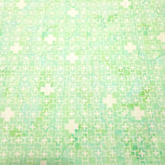 Spectrum BTY Banyan Batiks Green Cream Geometric