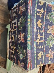 Vintage Unique Heavy Cotton 60 Wide Hawaiian Print Clothes Quilting