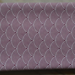 NO TARRIF CHARGES 100%✅KK10 White & Maroon Hand Block 100%Cotton 1 Yard Fabric