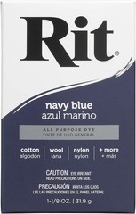 Rit All-Purpose Powdered Fabric Dye – Navy Blue – 1 Box