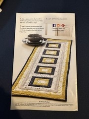 Annie’s Creative Quilters “Prairie Table Runner” Fabric AND Pattern NEW