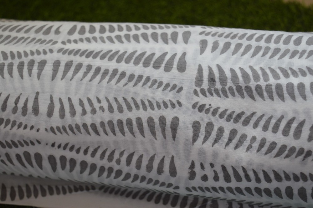 NO TARRIF CHARGES 100%✅ ZK_132 Hand Block New Print Fabric 100%Cotton 20 Yard*