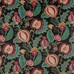iLiv Velvet Curtain Fabric 2.3 Metres Cantaloupe Ebony Upholstery Cushion Blind