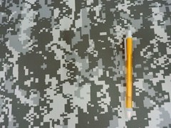600d Denier Poly canvas, “By the Yard”, printed OLIVE GREEN ACU CAMO Fabric 58″
