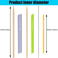 3 PCS Quick Turn Fabric Set Assorted Sizes Tube Turners Sewing DIY Tool