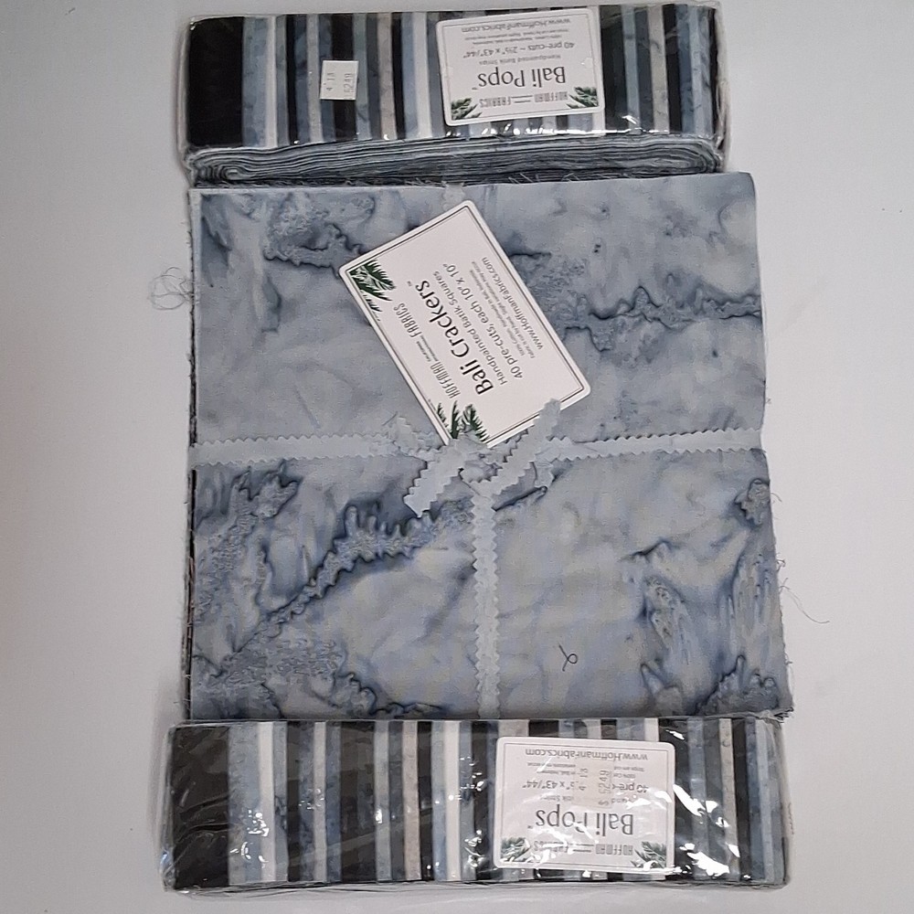 Hoffman Bali Crackers & Pops Batik Cotton Pre-Cuts Multicolor 10″ & 2.5″