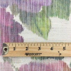 3 Yard Cut Striated Floral Medium to Heavy Weight Home Decor Fabric