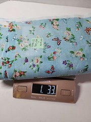 MMFab Blue Floral Butterfly Print Cotton Quilting Sewing Fabric 44″ X 5.1yds