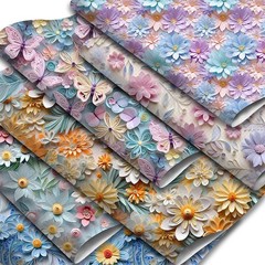 Printed Artificial Leather Sheets Synthetic PVC Leather Fabric Roll DIY Handbags