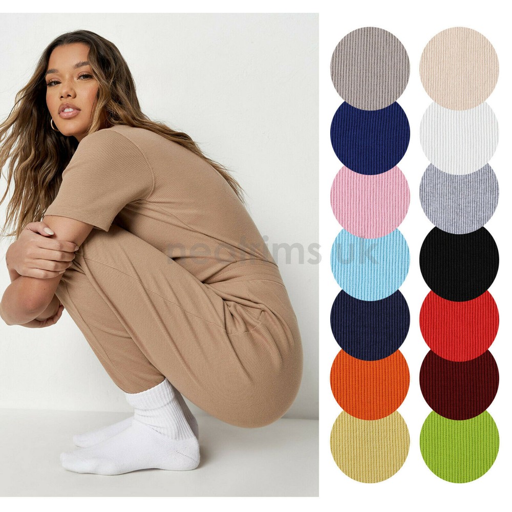 Rib Knit Ribbing Fabric,Apparel or Trim Cuffs,Waistbands,Cotton Stretch,Sample