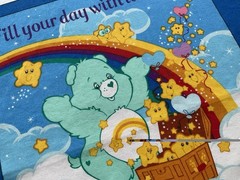 Cotton Fabric Story Book Care Bear 2004s By Cranston’s 44”X 34”215