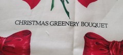 Cranston Christmas Greenery Wearable Art Appliques CUT Poinsettia Complete Panel