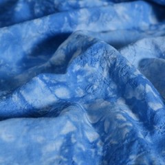 60% Linen and 40% Cotton Fabric Cloth Tie Dye Embroidered Floral Thin Retro