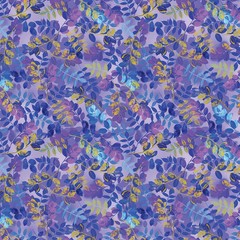 BENARTEX – Metallic Impressions by Kanvas Studio – Ethereal Leaves – Violet