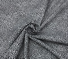 COVINGTON DOTIFY EBONY BLACK RAISED ANIMAL SPOT WOVEN FABRIC BY YARD 57″W