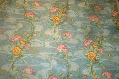 6.5 Yds Schumacher Fabric Nagano Chintz Asian WaterGarden Upholstery 54″ x 234″