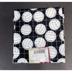 Single Brand 100% Cotton Fat Quarter Volleyball Onyx Print