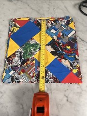 Quilt Fabric Lot Marvel Superhero Blocks + Novelty Prints – Precut Cotton Pieces