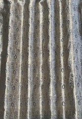 Gold/black/gray Satin Brocade Jacquard 100% Silk Fabric 44″ W, By Yard (JD-363)