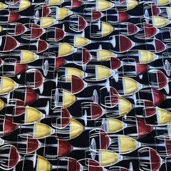 Wine Red White Glass Full Corks Tossed Timeless Treasures 2 Yard Bundle