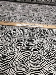 WILD ANIMAL Zebra looking PRINT 100% COTTON FABRIC by the yard #13 – small image
