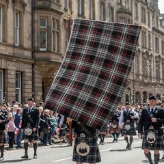 Auld Lang Syne Tartan Fabric Poly Viscose Wool Free – Multiple Sizes Available