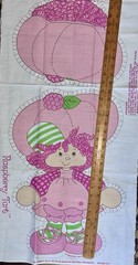 VTG `81 RASPBERRY TART Pillow Doll 20 ½ Panel # 5717 Spring Mills Cut & Sew