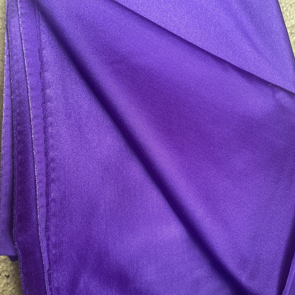 48” Wide Super Stretch costume fabric For Dance /Twirling /Cosplay Purple