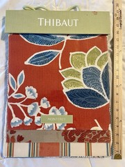 Thibaut Monterey Large Fabric Sample Book 18” x 13” Beautiful Prints!