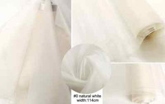 45” / 55” Wide By Yard Stiff Wedding Gauze Plain Natural Silk Organza Fabric