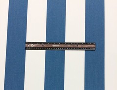 SUNBRELLA CABANA REGATTA BLUE WHITE STRIPE OUTDOOR MULTIUSE FABRIC BY YARD 54″W