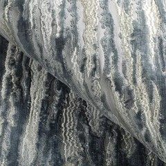 Kravet Couture Textured Cut Velvet Fabric Velvet Waves Vapor Blue 2.5yd 36322.52