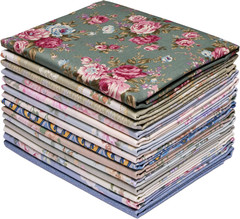 14 Pcs Vintage Floral Fat Quarters Fabric Bundles 18X22 Inches – Floral Print Co