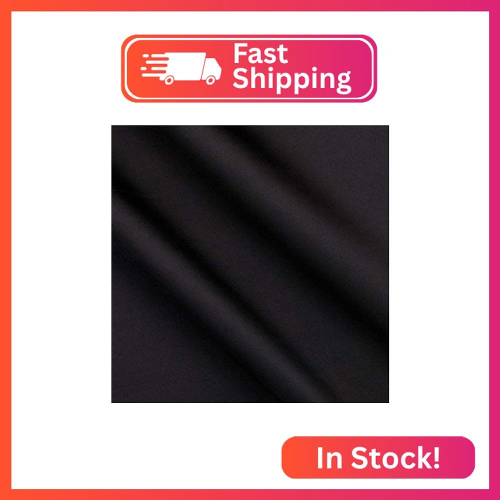 Super Techno Neoprene Black, Fabric by the Yard