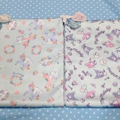 Cinnamoroll My Melody Kuromi Fabric 100x50cm/1.09×0.54yd 2pcs set Polyester set