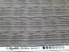 1 Yd Wood Planks Patt#357 Elizabeth’s Studio Gray/Brown Striped Cotton Fabric