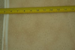 By 1/2 Yd, Tan & Ivory Calico on Quilt Cotton, Kaufman, “Fusions”, Japan, B1160