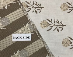 BALLARD DESIGNS FLORAL TAUPE SUNBRELLA PERFORMANCE FURNITURE FABRIC BY YARD 54″W