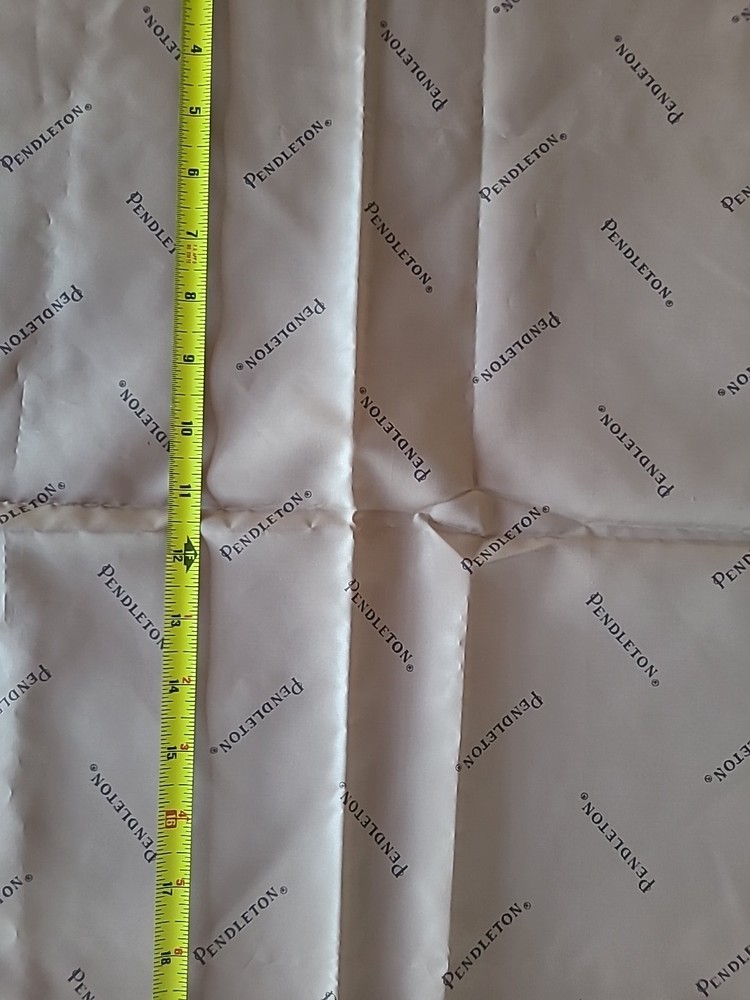 Pendleton Tan Beige Brown Lining Fabric 44 X 66″ 1.8 Yards Vintage