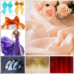 35 Pcs Satin Fat Quarter 35 Solid Color Silky Satin Patchwork Fabric for Bundle