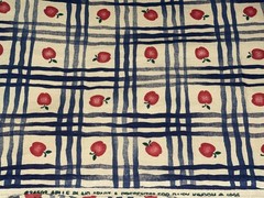 By 1/2 Yd Vintage 1995 Daisy Kingdom Apple Plaid Fabric ‘Past & Presents #34502