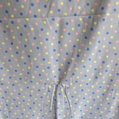 vtg Light Weight Corduroy Powder Blue Polka Dots 2 yds x 45″
