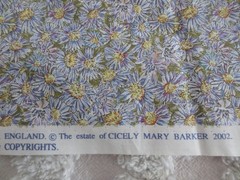 4999. Woodrow Studio, London FLOWER FAIRIES 2002 COTTON FABRIC–43-1/2″ x 2 yds